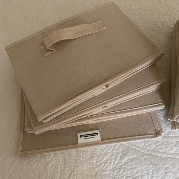 Container Store canvas closet storage - Picture 3 of 4